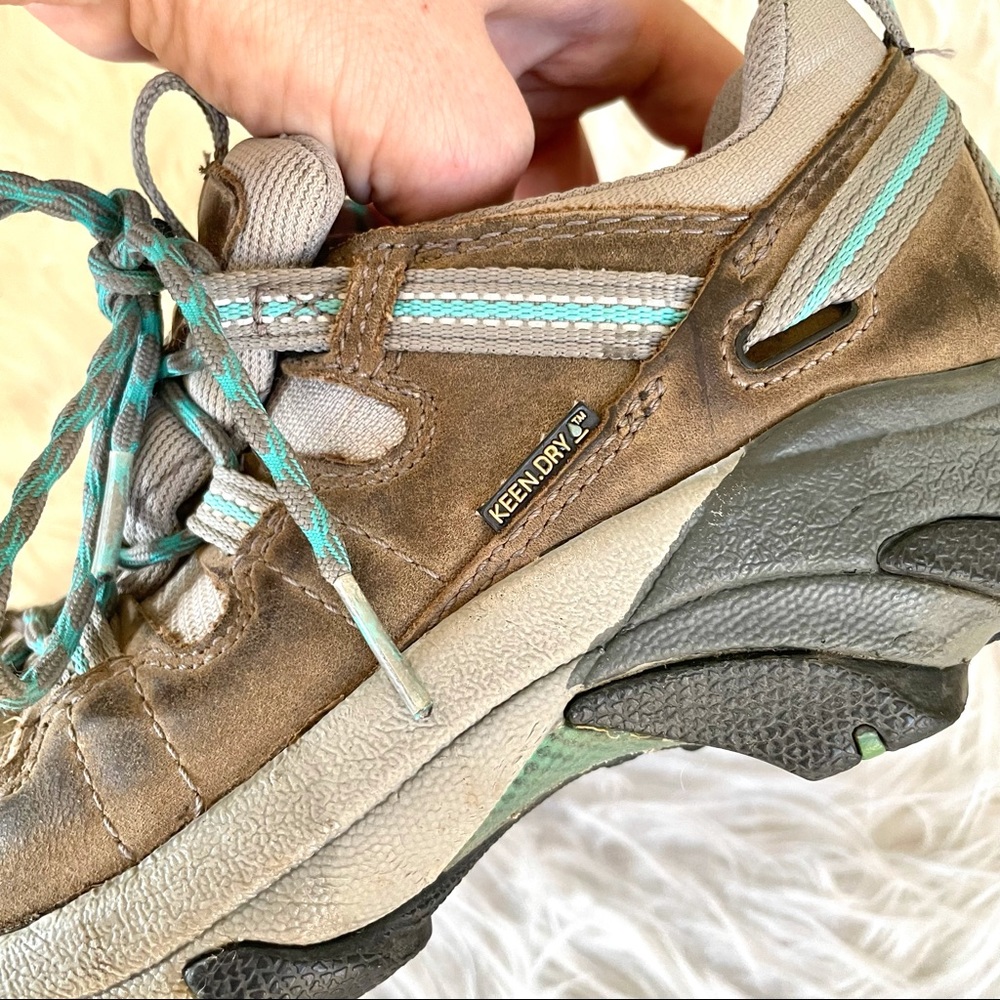Keen Targhee II Hiking Shoes Brown Size 6 Waterproof Outdoor Leather Travel - Picture 5 of 9
